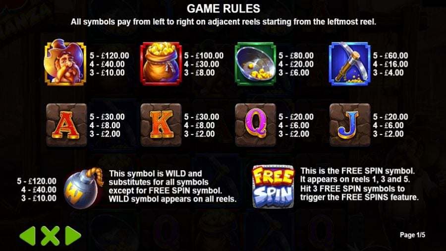 Bomb Bonanza Feature Symbols Eng - bwin