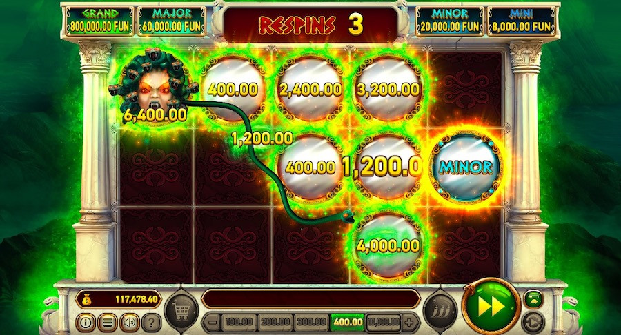 Power Of Gods Medusa Bonus Game - bwin