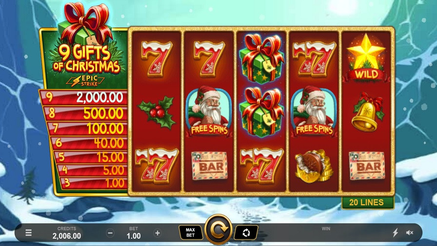 9 Gifts Of Christmas Slot Eng - bwin