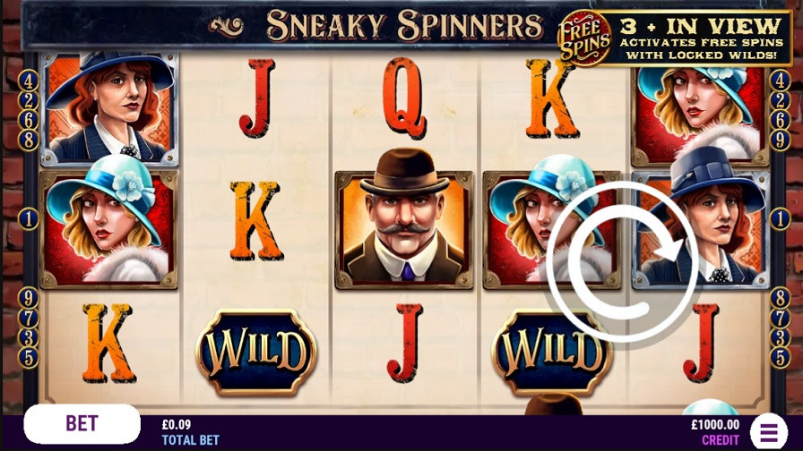 Sneaky Spinners Slot En - bwin