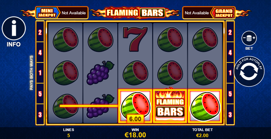 Flaming Bars Bonus - bwin