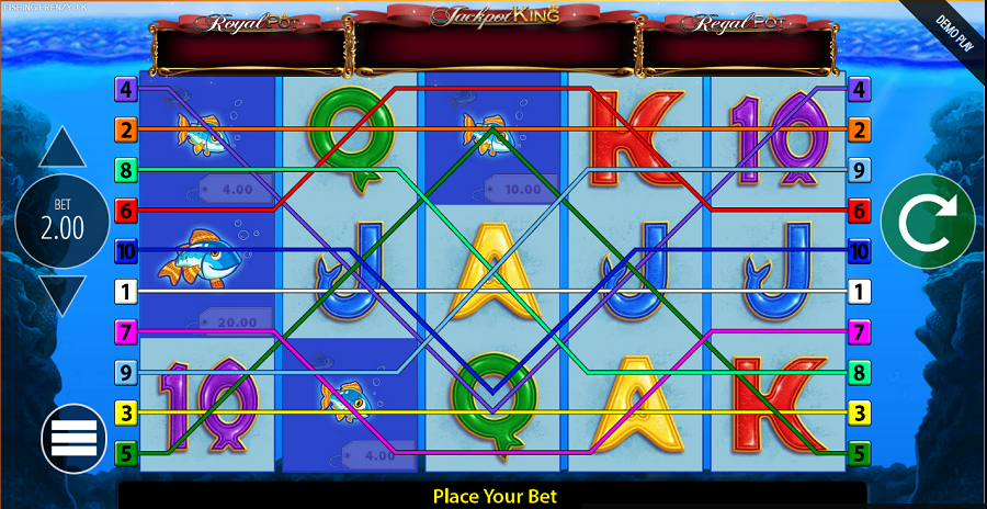 Fishin Frenzy Jackpot King Slot - bwin