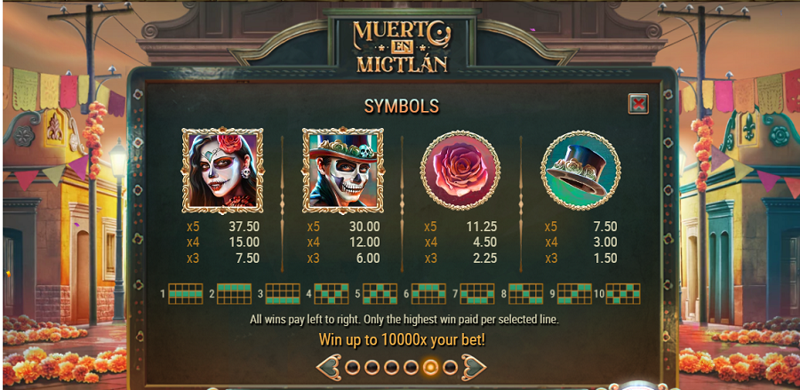 Muerto En Mictlan Feature Symbols - bwin