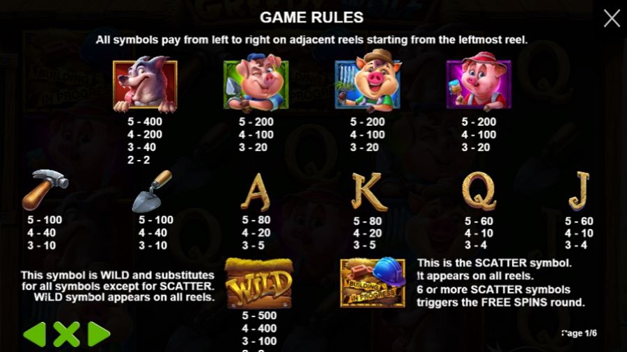 Greedy Wolf Feature Symbols En - bwin