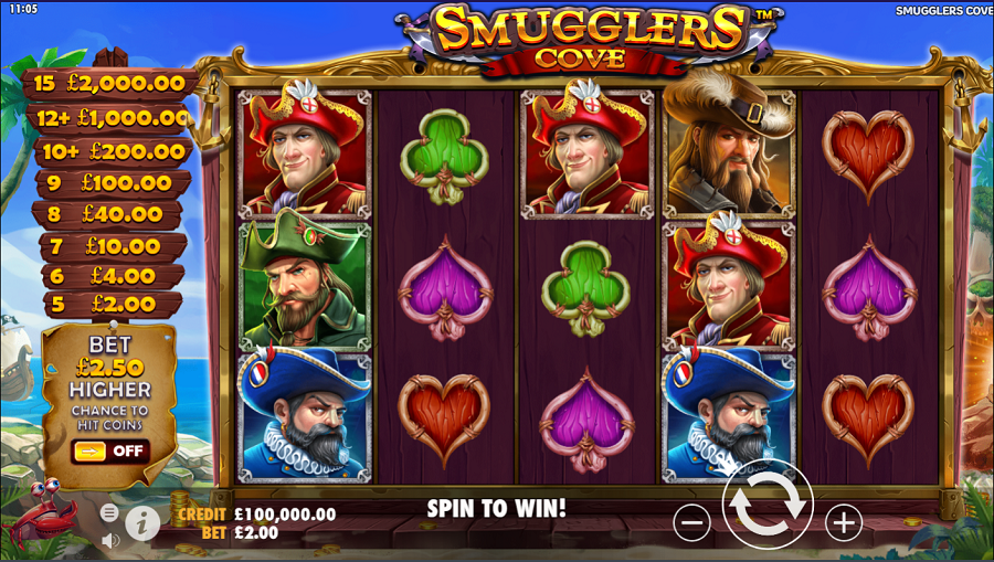 Smugglers Cove Slot - bwin