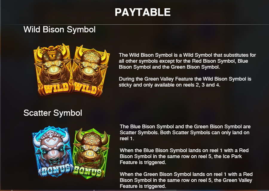 Bison Battle Feature Symbols Bwin - bwin