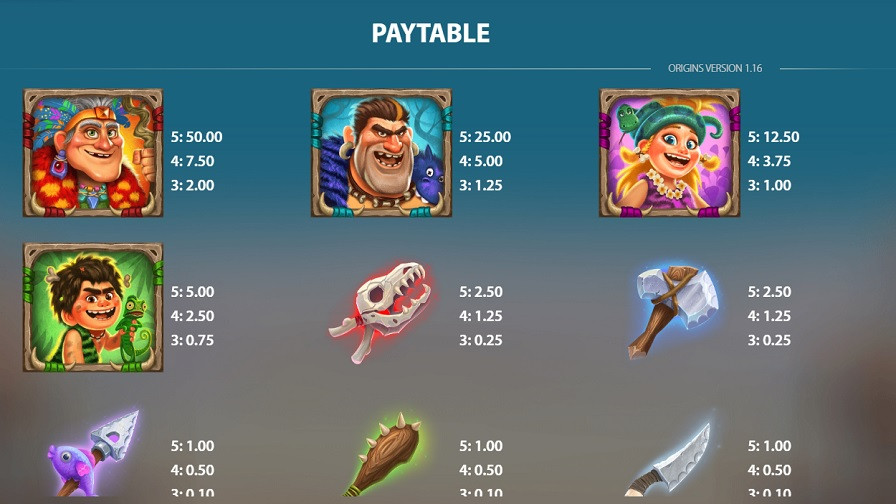 Origins Feature Symbols En - bwin