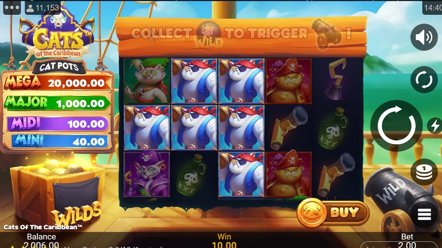 Cats Of The Caribbean Bonus En - bwin