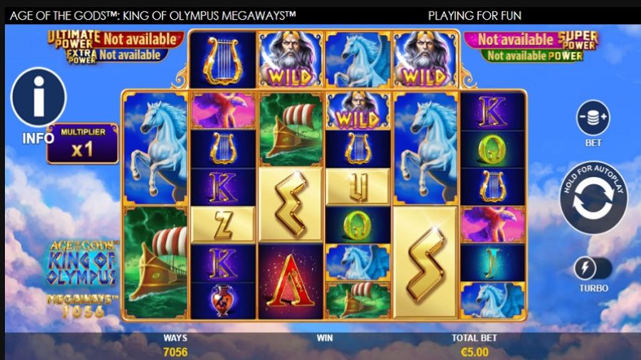 Age Of The Gods King Of Olympus Megaways Slot - bwin