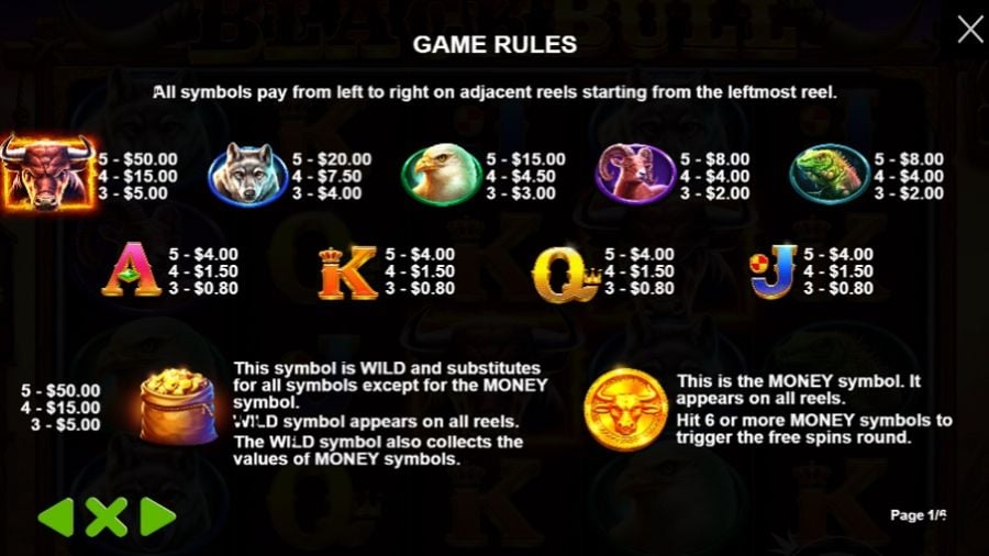 Black Bull Feature Symbols En - bwin