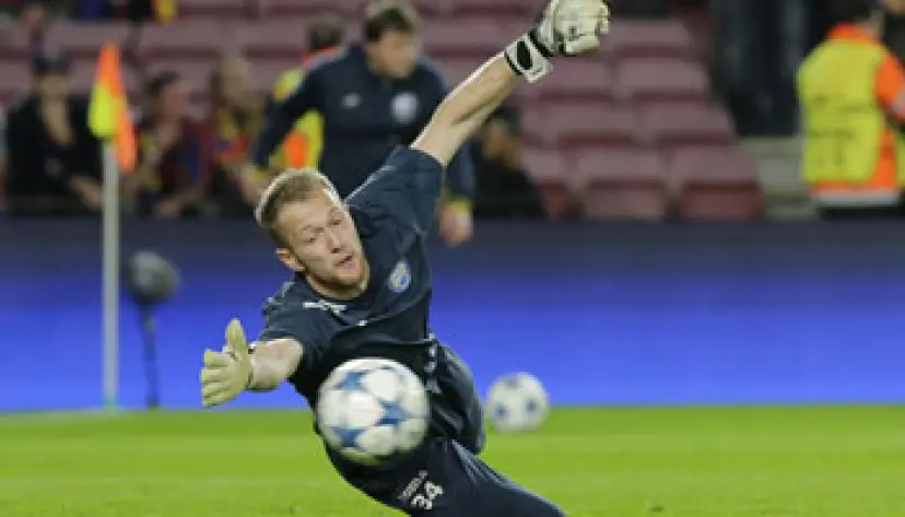 Vitebsk goalkeeper Artem Soroko