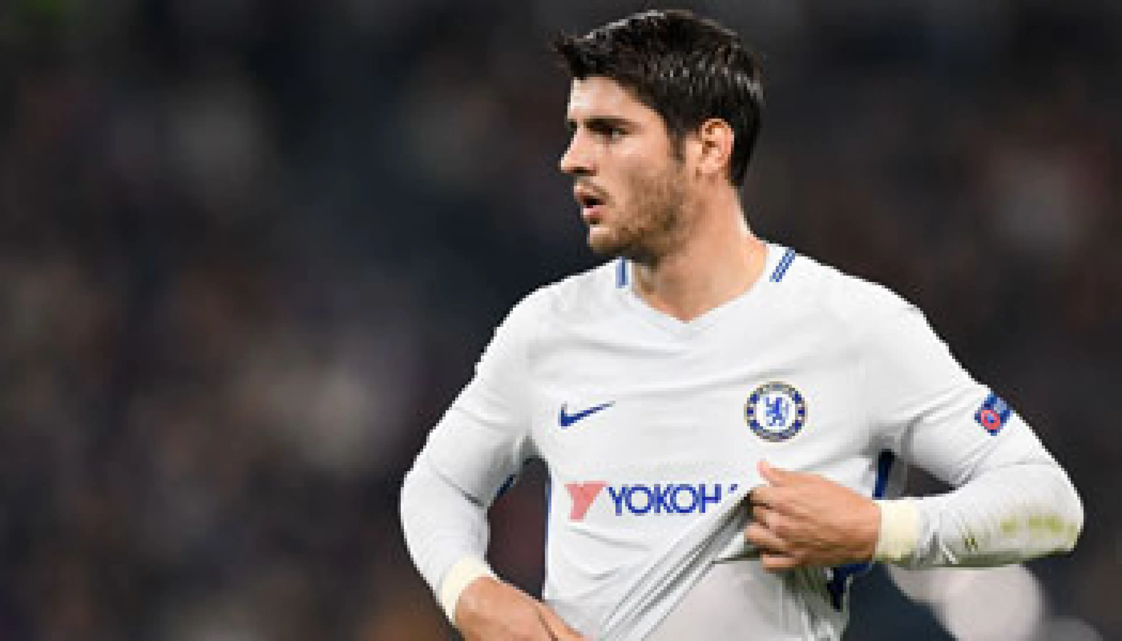 Striker Alvaro Morata had a difficult time at Chelsea