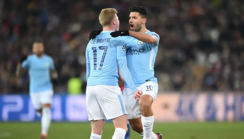 Man City stars Sergio Aguero and Kevin de Bruyne