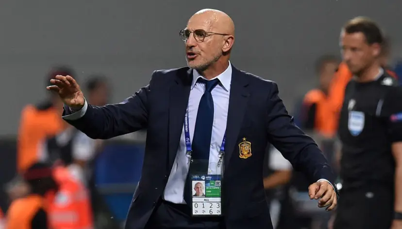 Spain U21 head coach Luis de la Fuente