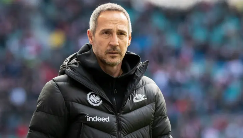 Eintracht Frankfurt boss Adi Hutter
