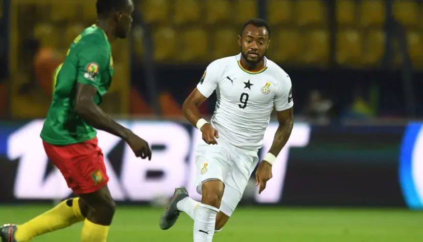 Ghana forward Jordan Ayew