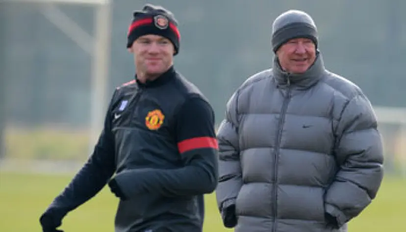 Sir Alex Ferguson and Wayne Rooney