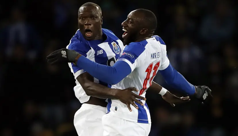 Porto strikers Vincent Aboubakar and Moussa Marega