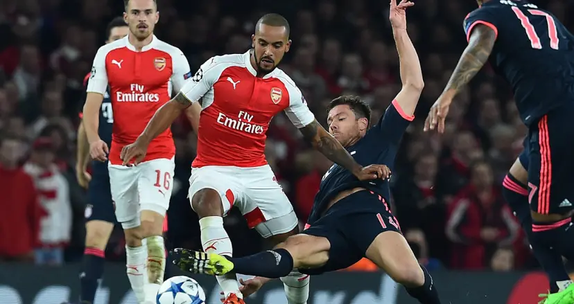 Theo Walcott caused Bayern Munich no end of problems at the Emirates