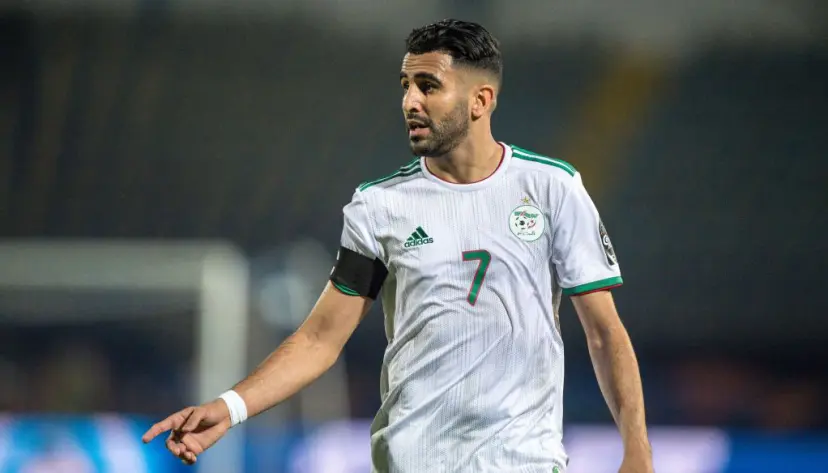 Riyad Mahrez of Algeria