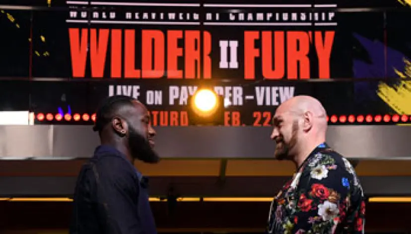 Deontay Wilder and Tyson Fury