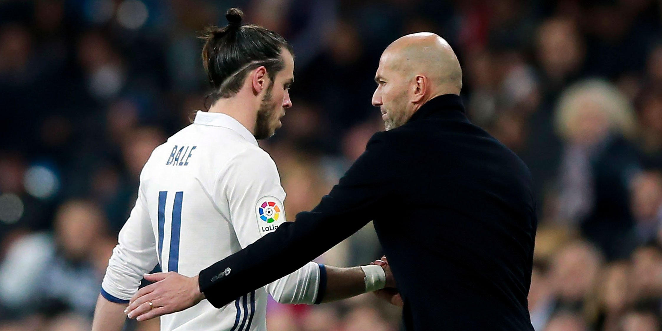 balezidane Gareth Bale and Zinedine Zidane