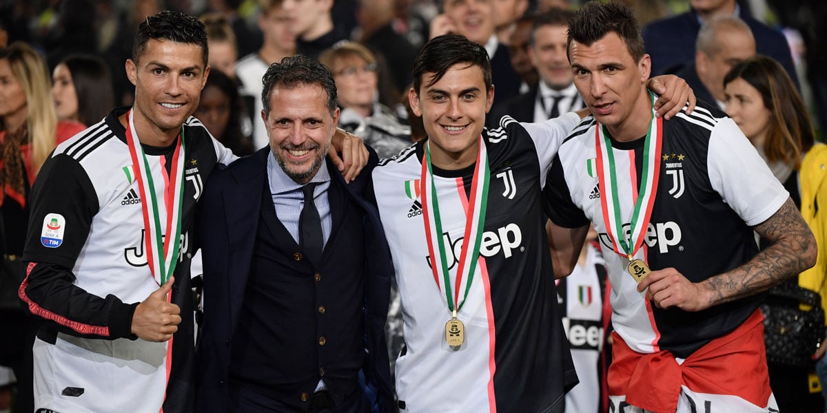 juventusdybala Juventus players celebrate winning the Serie A title
