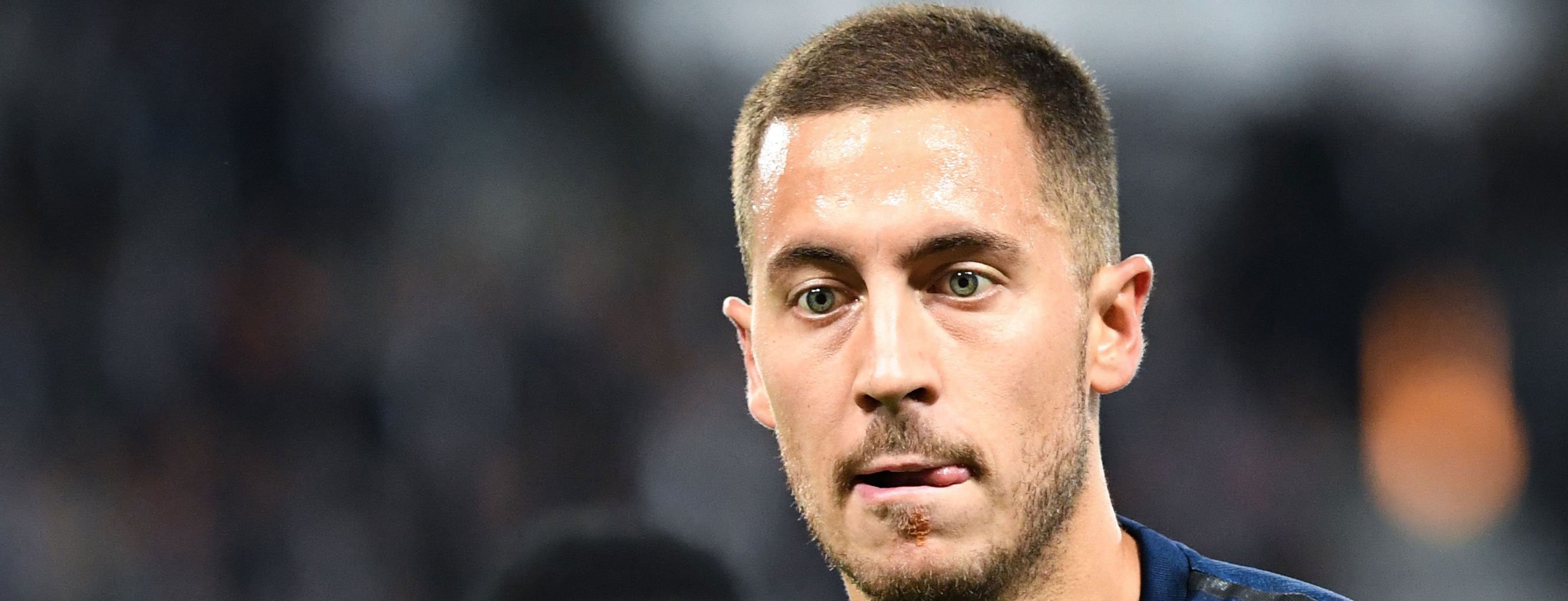 Eden Hazard in action for Real Madrid