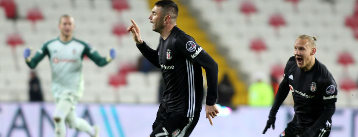 Burak Yilmaz of Besiktas