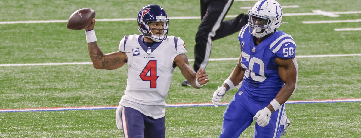 Houston Texans v Indianapolis Colts Deshaun Watson trade rumours, NFL odds