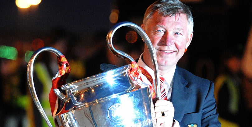 Manchester United manager Alex Ferguson Most Champions League wins, football, Champions League winners