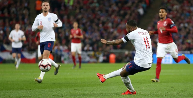 Raheem-Sterling-England-v-Czech-Republic-2019 Raheem Sterling, England v Czech Republic 2019