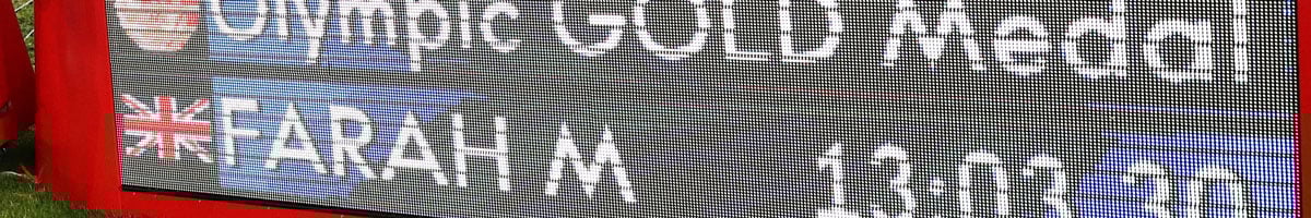 Mo Farah wins; athletics